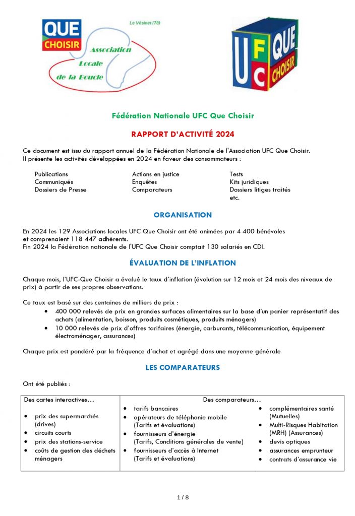 Bilan UFC QUE CHOISIR 2024 page 1