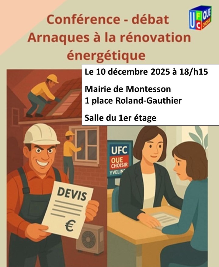affiche conférence rénov énergétique 04 dec 2025 à Montesson